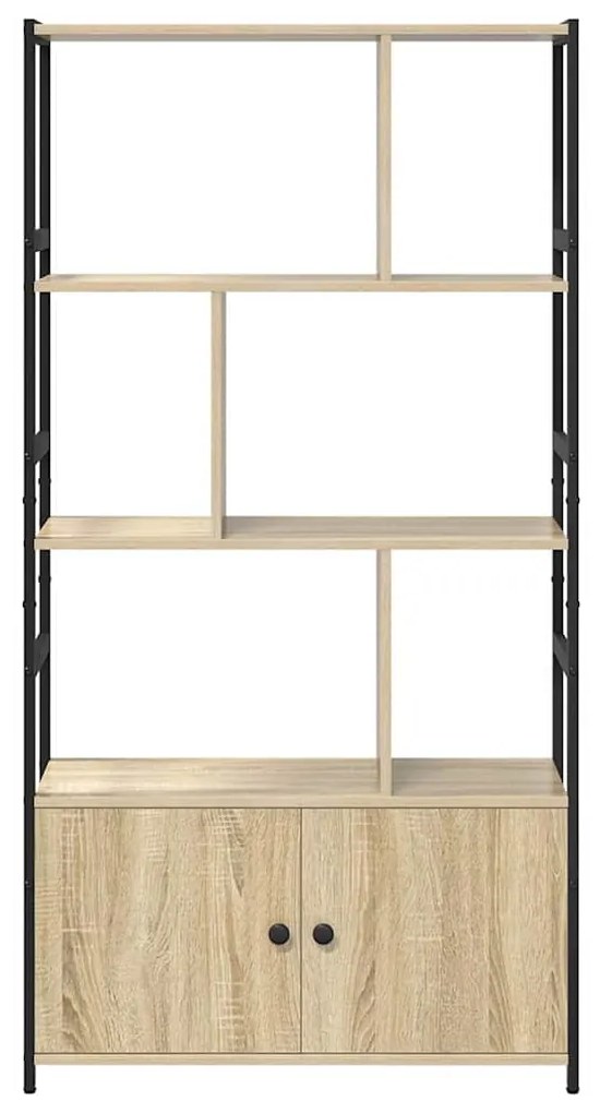 vidaXL Ράφι Βιβλίων Sonoma Δρυς 80 x 30 x 155.5 εκ Επεξεργασμένο ξύλο