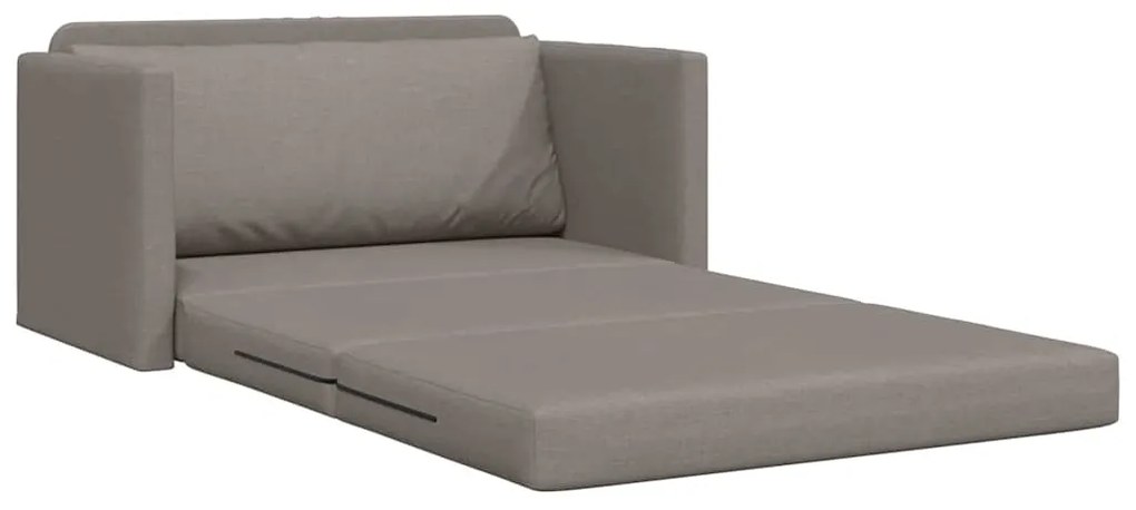 vidaXL Κρεβάτι καναπές Taupe 124 x 71 x 78 εκ ύφασμα