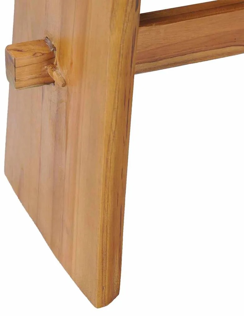 vidaXL Σκαμπό από Μασίφ Ξύλο Teak