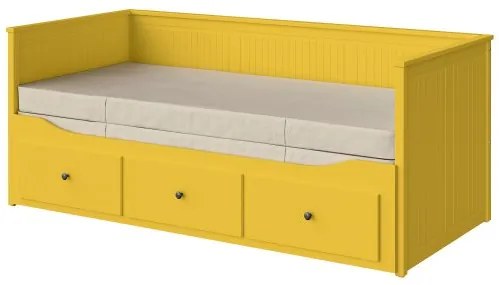 HEMNES κρεβάτι επισκέπτη day bed 3 συρτάρια/2 στρώματα, 80x200 cm 195.598.80