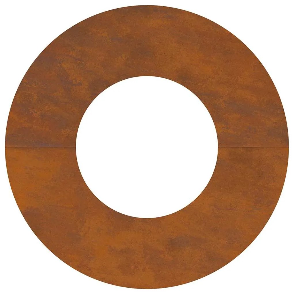 vidaXL Flat Tree Ring 5 κομμάτια Ø30/60 εκ από Weathering Steel