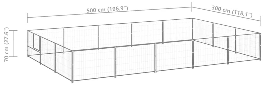 ΣΠΙΤΑΚΙ ΣΚΥΛΟΥ ΑΣΗΜΙ 15 Μ² ΑΤΣΑΛΙΝΟ 3082137