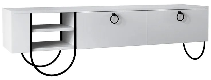 ΕΠΙΠΛΟ ΤΗΛΕΟΡΑΣΗΣ NORFOLK MEGAPAP ΧΡΩΜΑ ΛΕΥΚΟ 151X35X43ΕΚ.