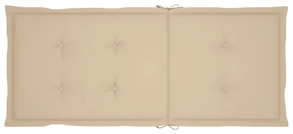 vidaXL Καρέκλες Κήπου Ανακλινόμενες 8 τεμ. Μασίφ Ξύλο Teak & Μαξιλάρια