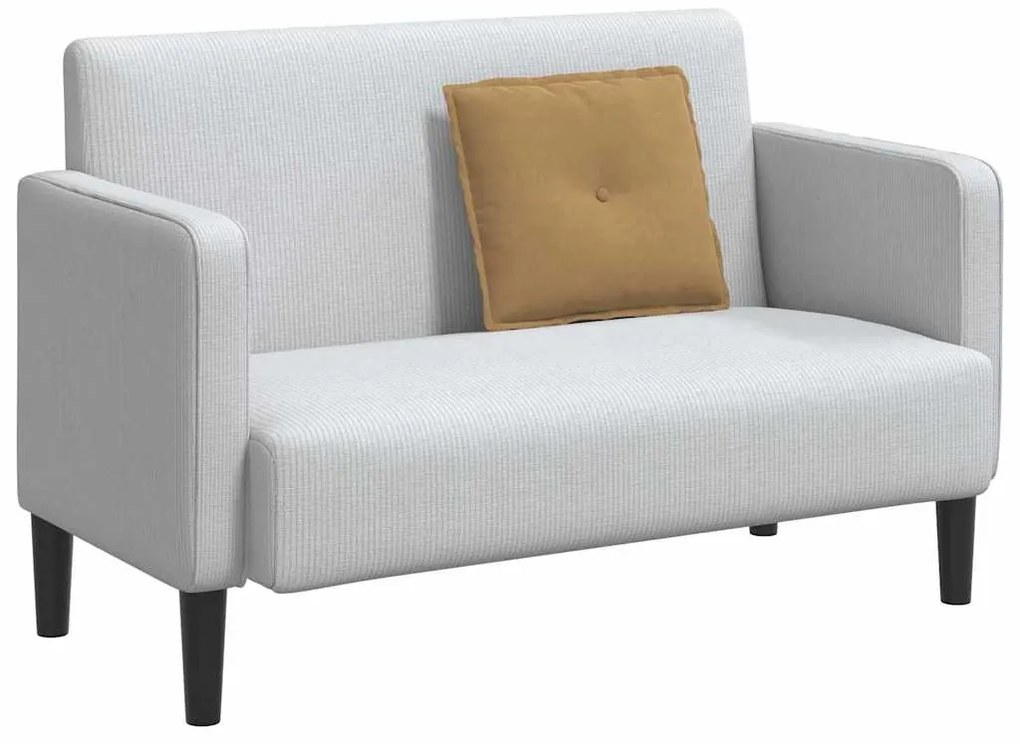 vidaXL Μαξιλάρι Πλάτης Καφέ 50 x 45 εκ. Υφασμάτινο Κορντουρά