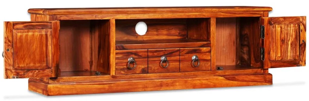 vidaXL Έπιπλο Τηλεόρασης 120 x 30 x 40 εκ. από Μασίφ Ξύλο Ακακίας