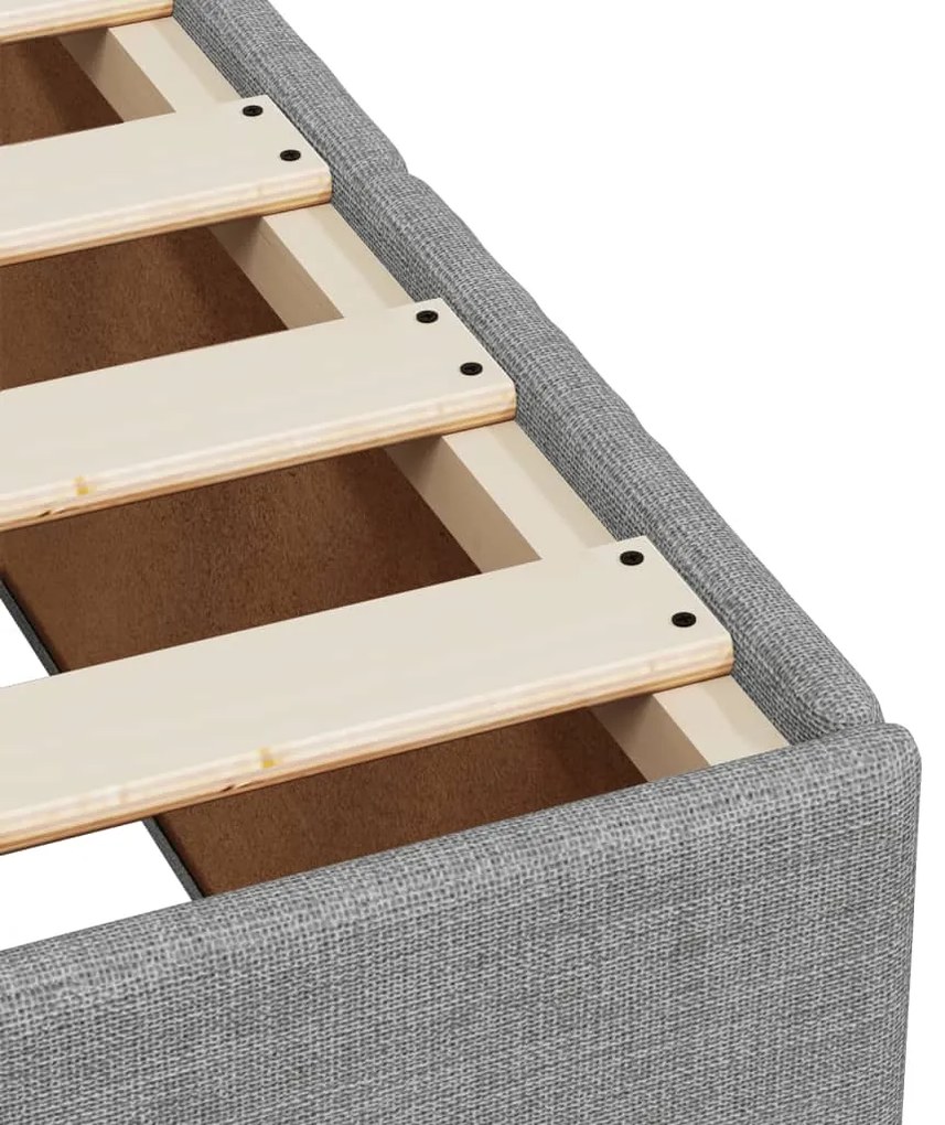 ΚΡΕΒΑΤΙ BOXSPRING ΜΕ ΣΤΡΩΜΑ ΑΝΟΙΧΤΟ ΓΚΡΙ 120X200 ΕΚ. ΥΦΑΣΜΑΤΙΝΟ 3293942