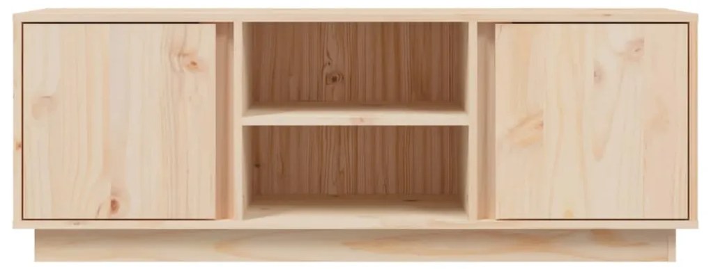 vidaXL Έπιπλο Τηλεόρασης 110 x 35 x 40,5 εκ. από Μασίφ Ξύλο Πεύκου
