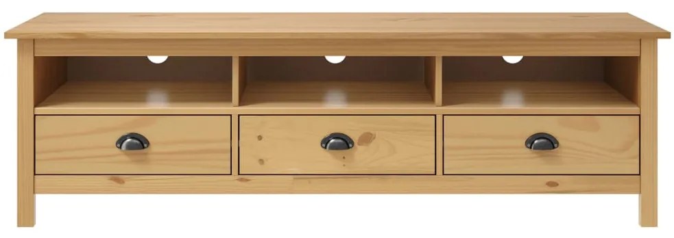 vidaXL Έπιπλο Τηλεόρασης Hill Μελί 158x40x47 εκ. Ξύλο Πεύκου
