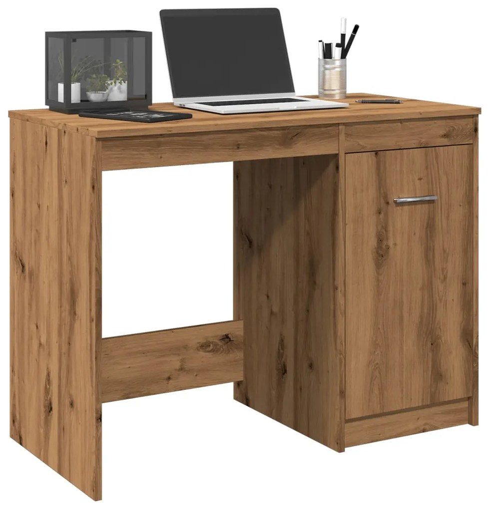 Γραφείο Αρτισιανή Δρυς 100x50x76 εκ. από Επεξεργασμένο Ξύλο