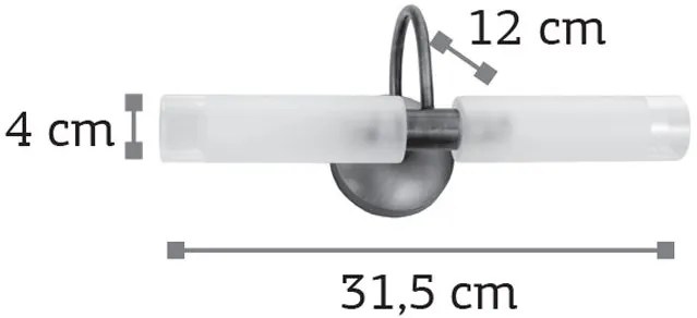 Απλίκα τοίχου InLight 1041-Χρωμέ