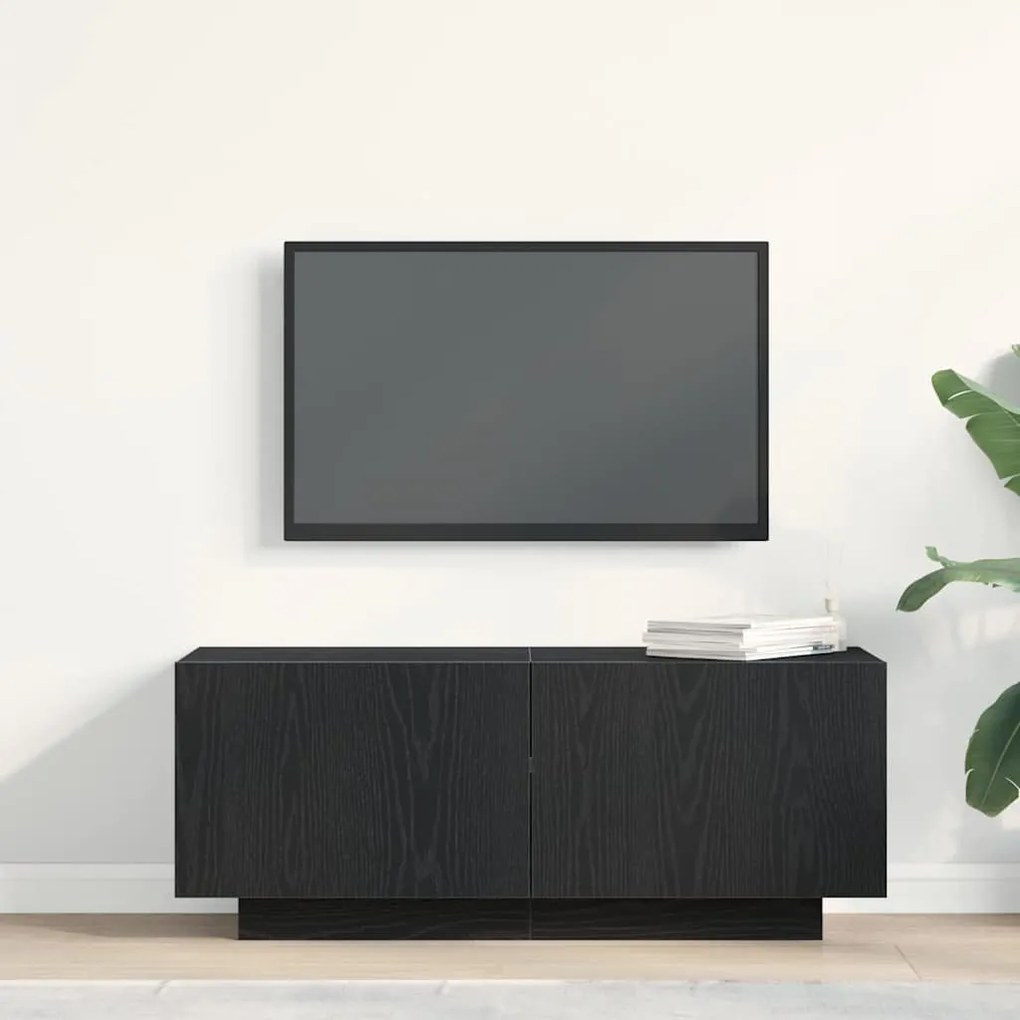 vidaXL Ντουλάπι TV Μαύρο 100 x 35 x 40 εκ Επεξεργασμένο ξύλο