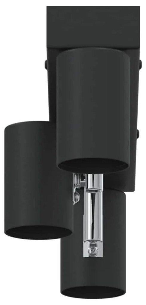 vidaXL Σποτ οροφής Μαύρο 38 x 6.5 x 11.5 εκ Ατσάλι