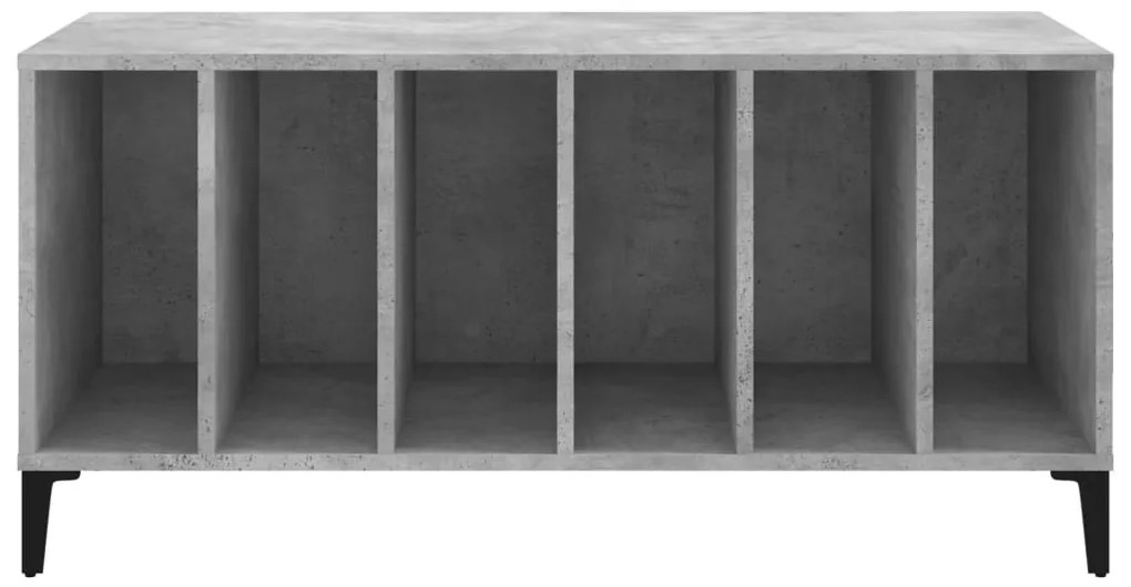 vidaXL Δισκοθήκη Γκρι Σκυροδέματος 100x38x48 εκ. Επεξεργασμένο Ξύλο