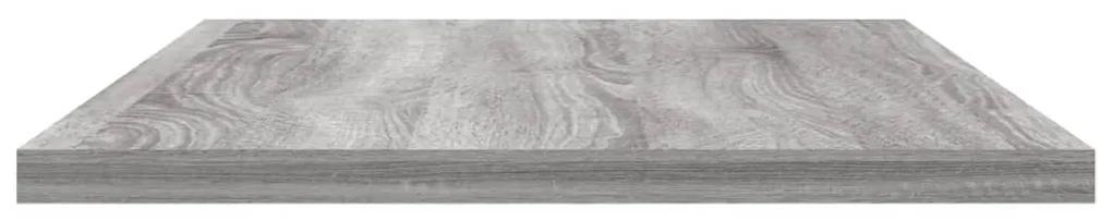 vidaXL Ράφια Τοίχου 4 τεμ. Γκρι Sonoma 60x20x1,5 εκ. Επεξεργ. Ξύλο