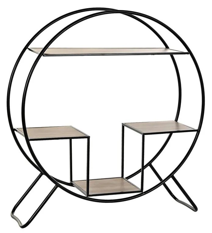Ράφια DKD Home Decor Μαύρο Ανοιχτό Γκρι Μέταλλο Έλατο 90 x 30 x 100 cm (1)