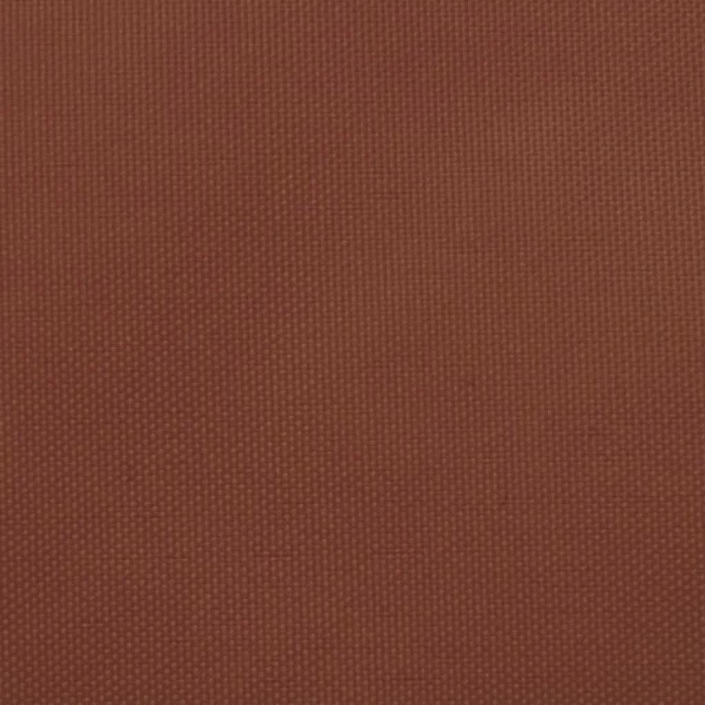 Πανί Σκίασης Ορθογώνιο Τερακότα 5 x 7 μ. από Ύφασμα Oxford - Πορτοκαλί