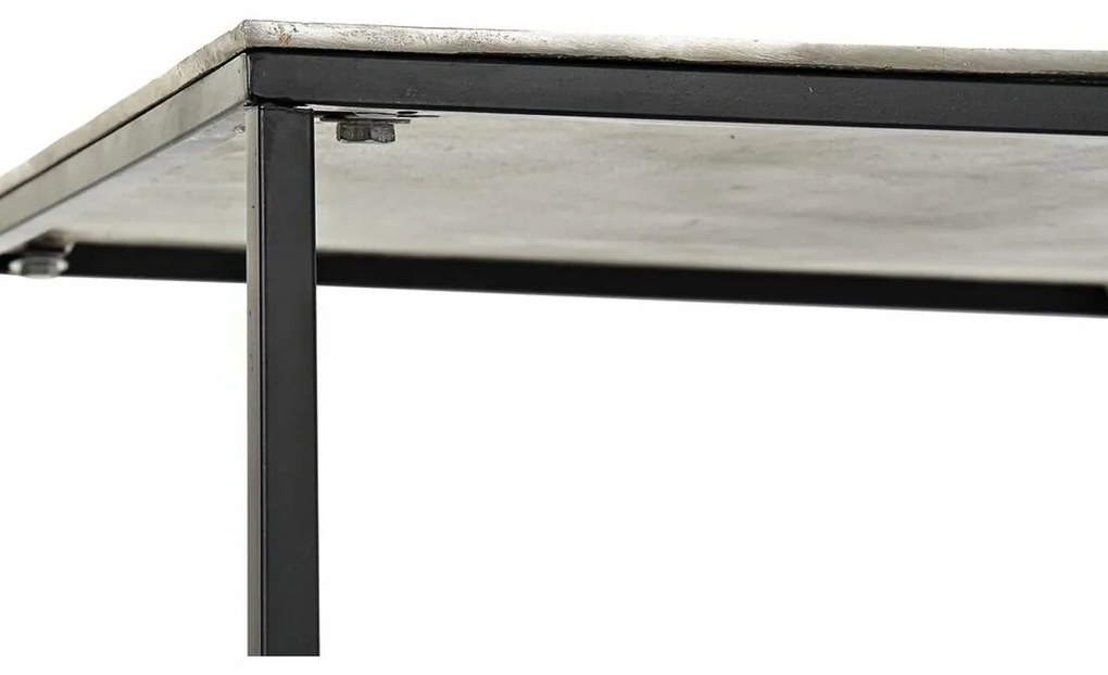 Τραπεζάκι Καφέ DKD Home Decor Μέταλλο Αλουμίνιο (111,7 x 61 x 43 cm)