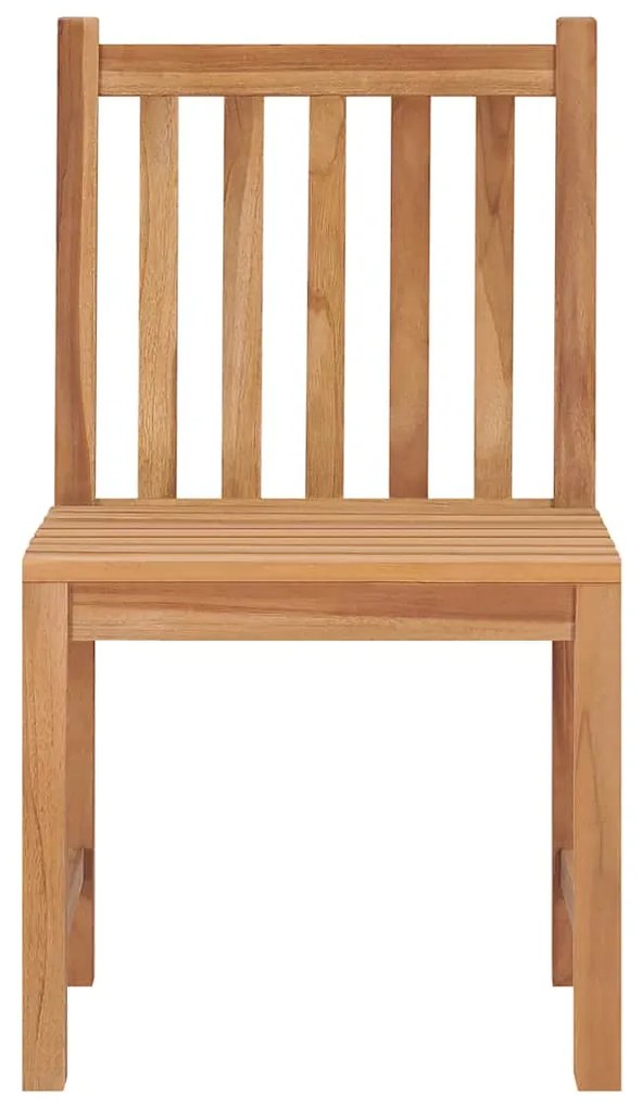 vidaXL Καρέκλες Κήπου 8 Τεμαχίων από Μασίφ Ξύλο Teak με Μαξιλάρια