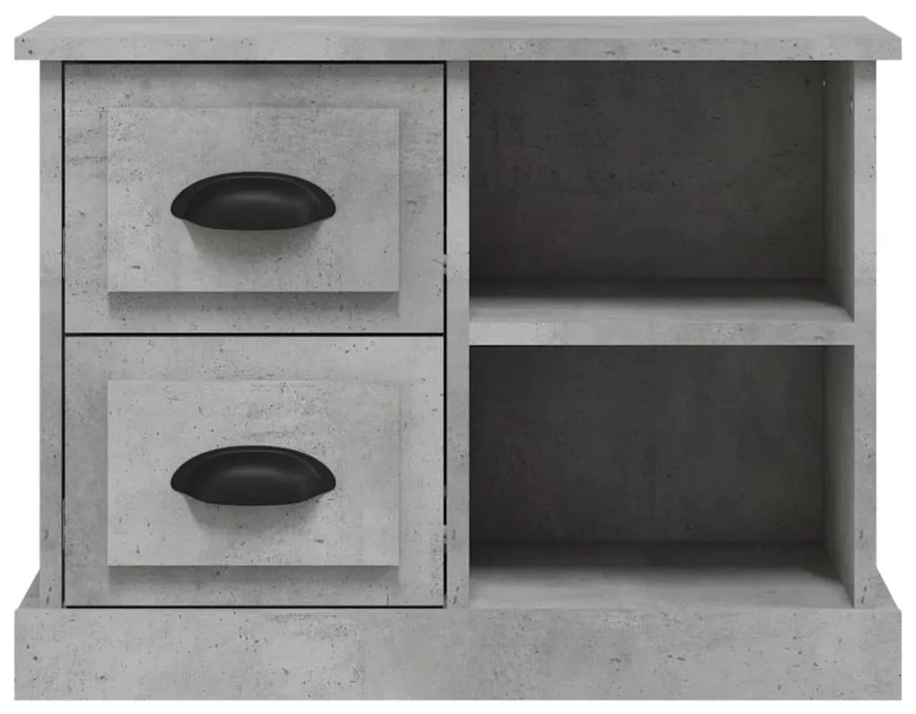 vidaXL Κομοδίνο Γκρι Σκυροδέματος 60 x 35,5 x 45 εκ.