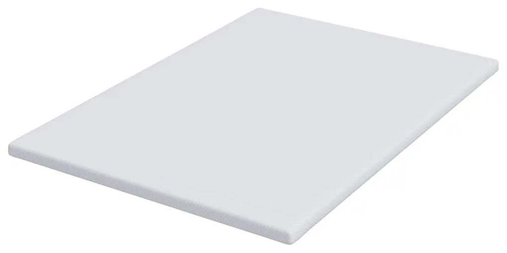 vidaXL Στρώμα επικάλυψης Λευκό 70 x 200 x 3.5 εκ Υφασμα Jacquard