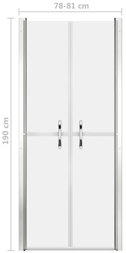 vidaXL Πόρτα Ντουζιέρας με Αμμοβολή 81 x 190 εκ. από ESG