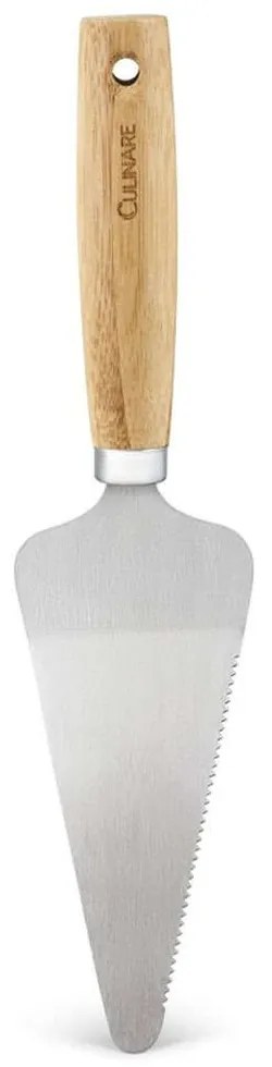 Σπάτουλα Σερβιρίσματος Naturals C70011 Natural-Silver Culinare Steel,Bamboo