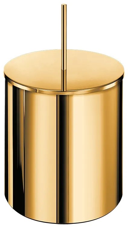 Χαρτοδοχείο Gold 24K 5lt Ø20,5*H40 εκ. Sanco Waste Bins 90606-A05