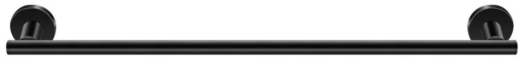 Πετσετοθήκη Επίτοιχη Μονή W60xD7xH5,5cm  Sanco Galaxy Black Matt 19904-M116