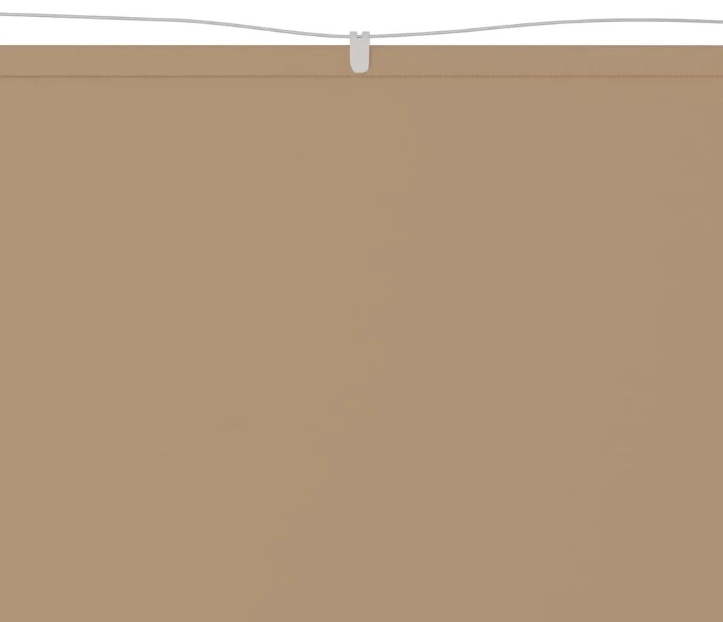 Τέντα Κάθετη Taupe 140 x 800 εκ. από Ύφασμα Oxford - Μπεζ-Γκρι