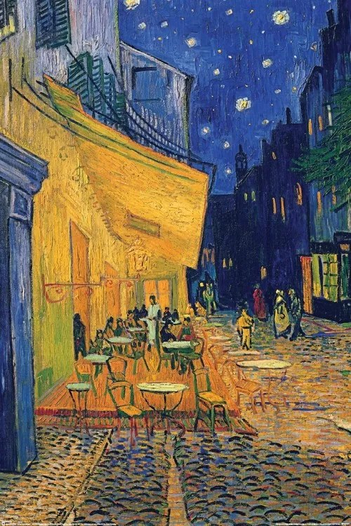 Αφίσα Το Καφέ Τεράστιο κατά τη νύχτα, Vincent van Gogh