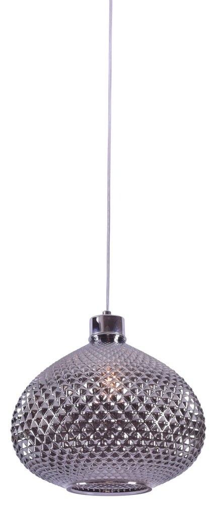 SE4286-01 SM ILENIA PENDANT SMOKE GLASS E4