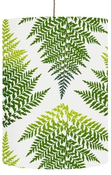 Καπέλο Φωτιστικού 1xE27 Πράσινο Λινό Fern Leaves SH101016-F Ebb&amp;Flow-SH101016-F-Πράσινο SH101016-F