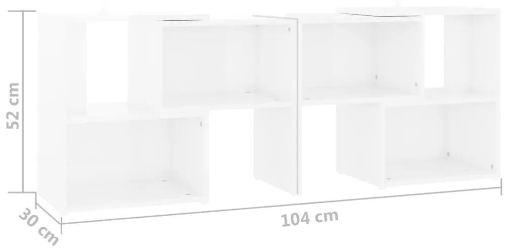 Έπιπλο Τηλεόρασης Λευκό 104 x 30 x 52 εκ. από Μοριοσανίδα - Λευκό