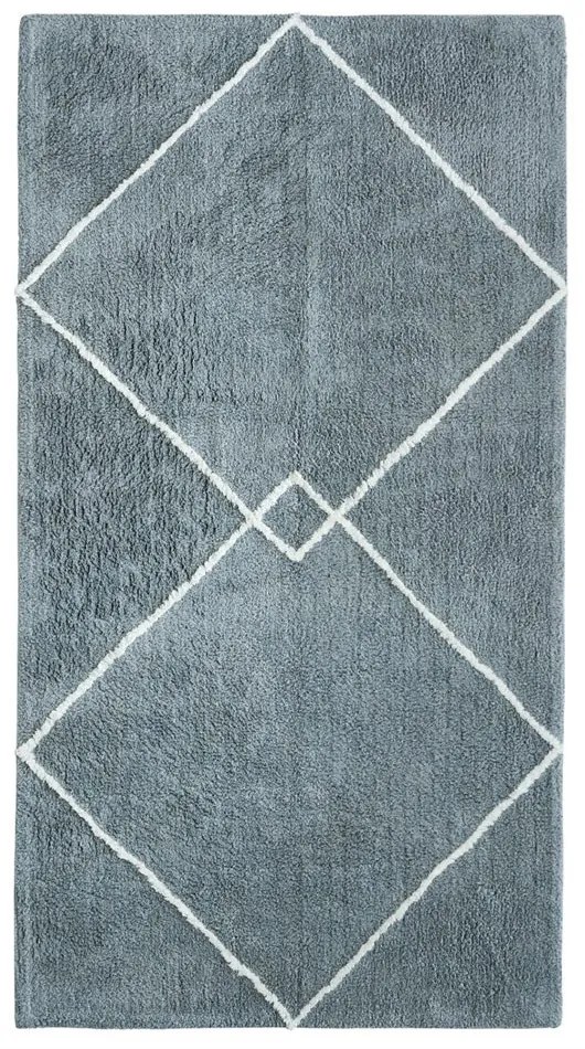 Πατάκι Μπάνιου Veda 22 Petrol Kentia 50 X 80 100% Cotton