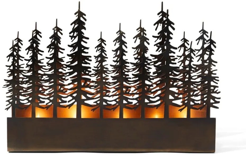 Κηροπήγιο Ρεσώ Bosque(Σετ 5Τμχ) 238035 Brown Philippi Μέταλλο