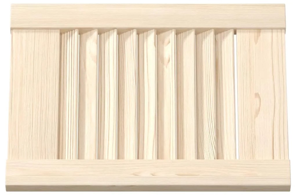 Πόρτες ντουλαπιών Louvred Design 2 τεμάχια 39,5x29,5 cm - Καφέ