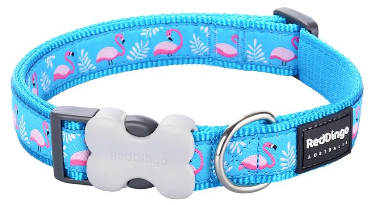 Κολλάρο Σκύλου Red Dingo Flamingo 20-32 cm Τυρκουάζ