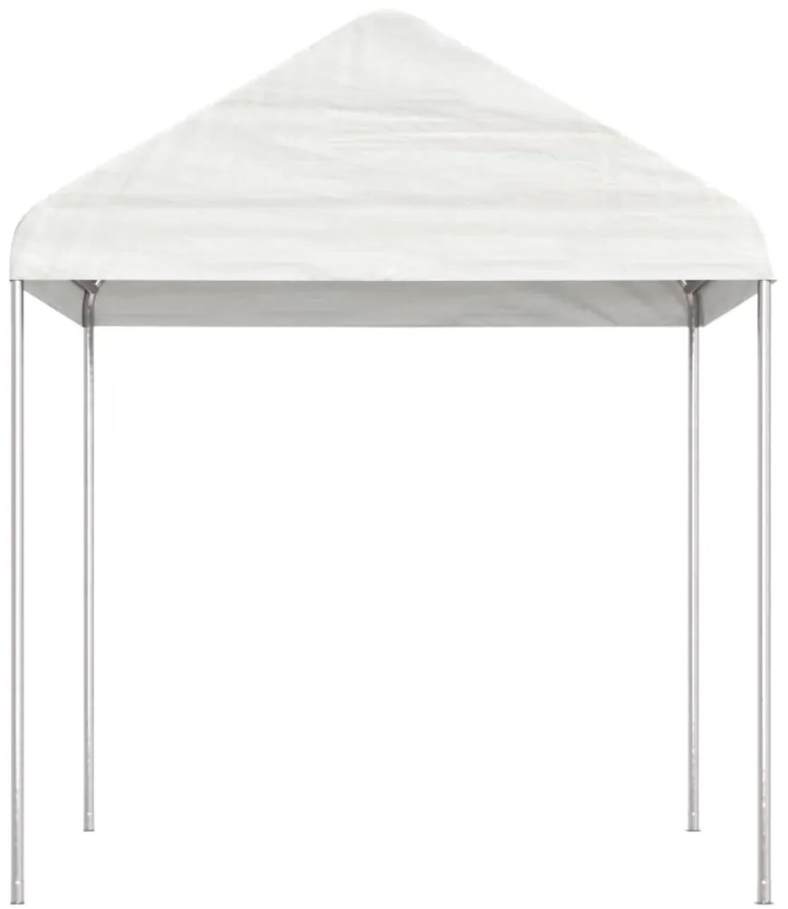 vidaXL Κιόσκι με Τέντα Λευκό 15,61 x 2,28 x 2,69 μ. από Πολυαιθυλένιο