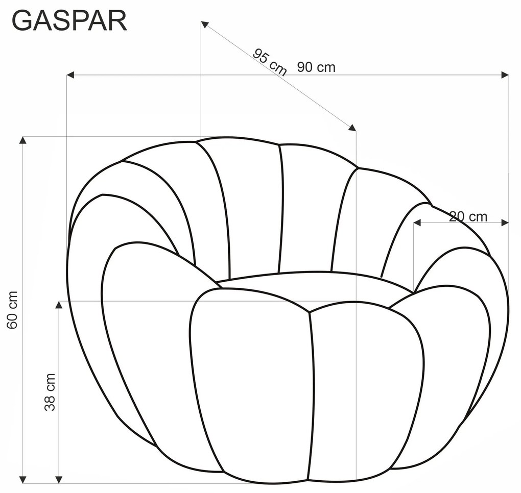 Πολυθρόνα Spar-Krem