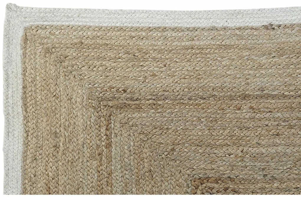 Χαλί DKD Home Decor Λευκό Ανοιχτό καφέ Scandi 200 x 290 x 1 cm