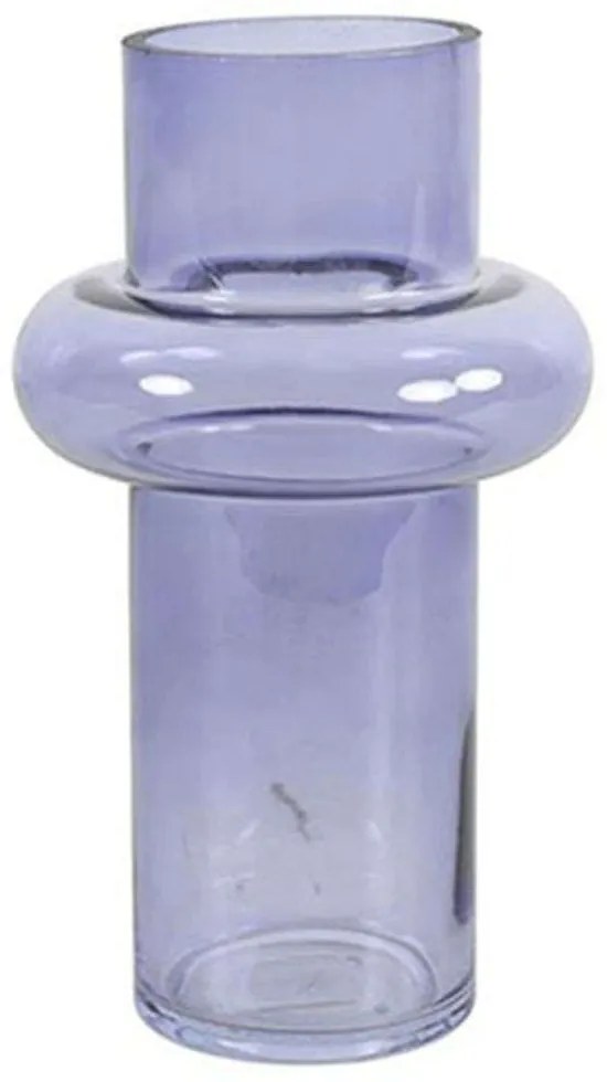 Βάζο Γυάλινο 013.787887 12x20,5cm Blue Glass