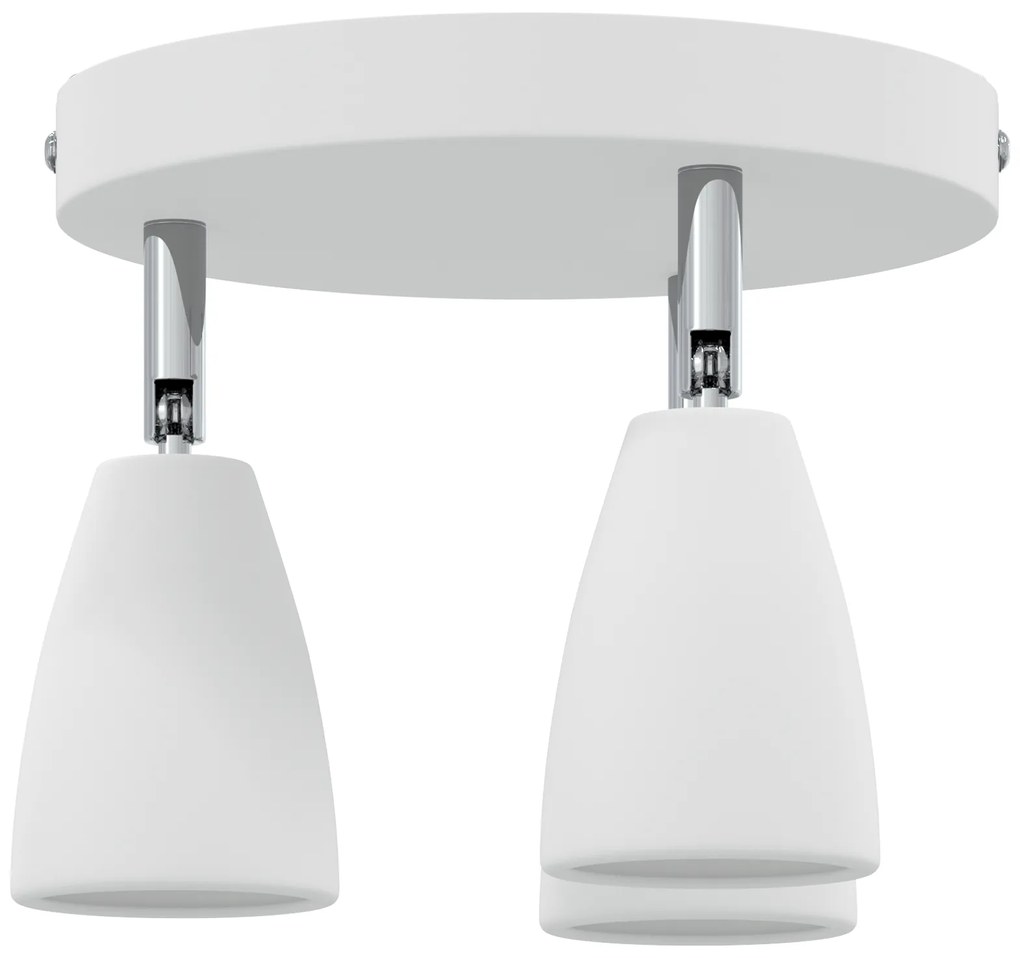 vidaXL Φωτιστικό Οροφής  3 Way Adjustable White GU10