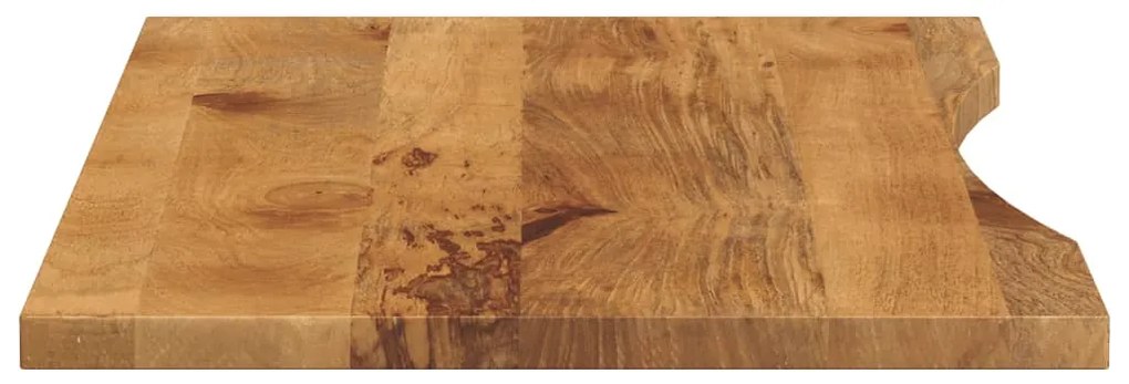 vidaXL Επιφάνεια Γραφείου Καμπύλη 110x60x2,5 εκ Μασίφ Ακατ. Μάνγκο
