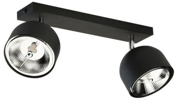 Σποτ Φωτιστικό Τοίχου-Οροφής ALTEA δίφωτο TK Lighting-3420-Μαύρο 3420