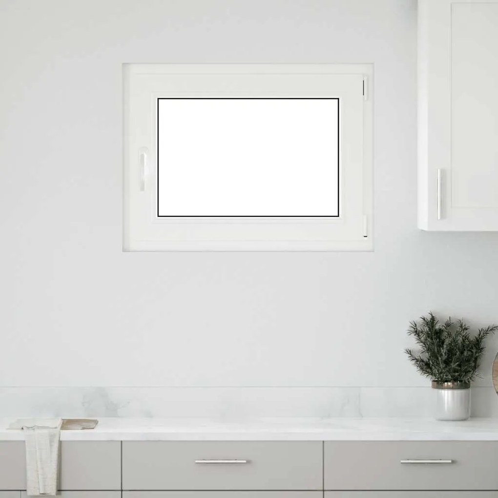 vidaXL Παράθυρο Υπογείου "RISOR" 90x60 εκ. Ανακλινόμενο & Περιστρεφόμενο DIN Δεξί Ανθρακί