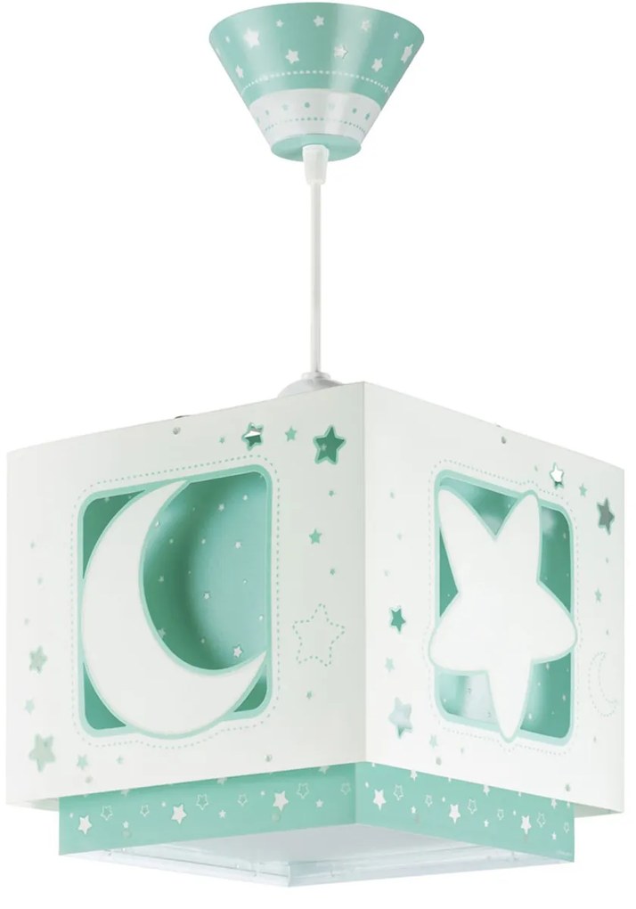 Παιδικό Φωτιστικό Οροφής Μονόφωτο Ango Moon Green 63232 H