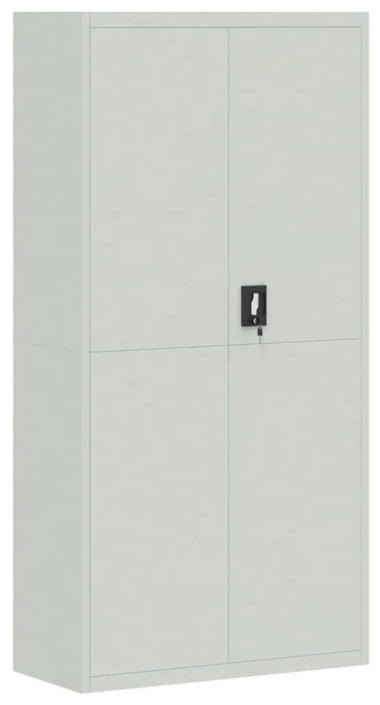 vidaXL Αρχειοθήκη Αν. Γκρι 90 x 40 x 220 εκ. Ατσάλινη