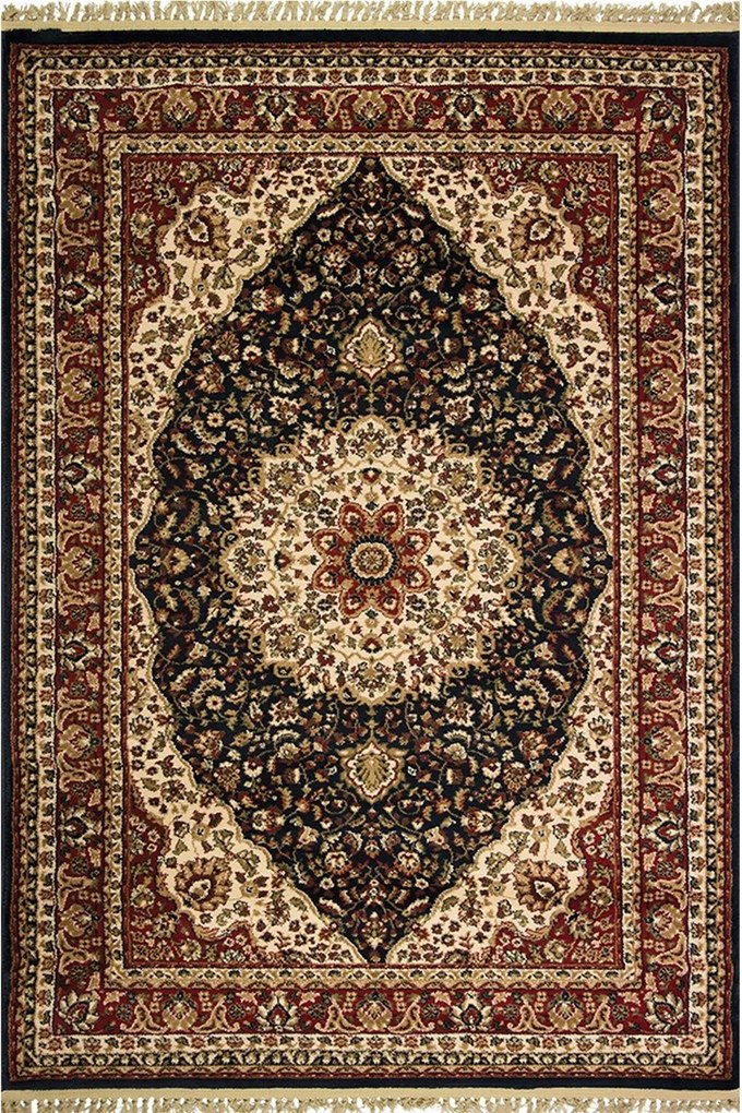 Χαλί Kirman New 6821 0069 Blue Βιοκαρπέτ 200X285cm