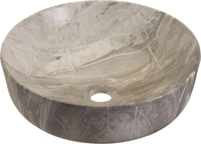 SOLANTE-1 420*420*140 ΝΙΠΤΗΡΑΣ  DECOR GREY-DARK  ΜΑΡΜΑΡΟ 88-8428